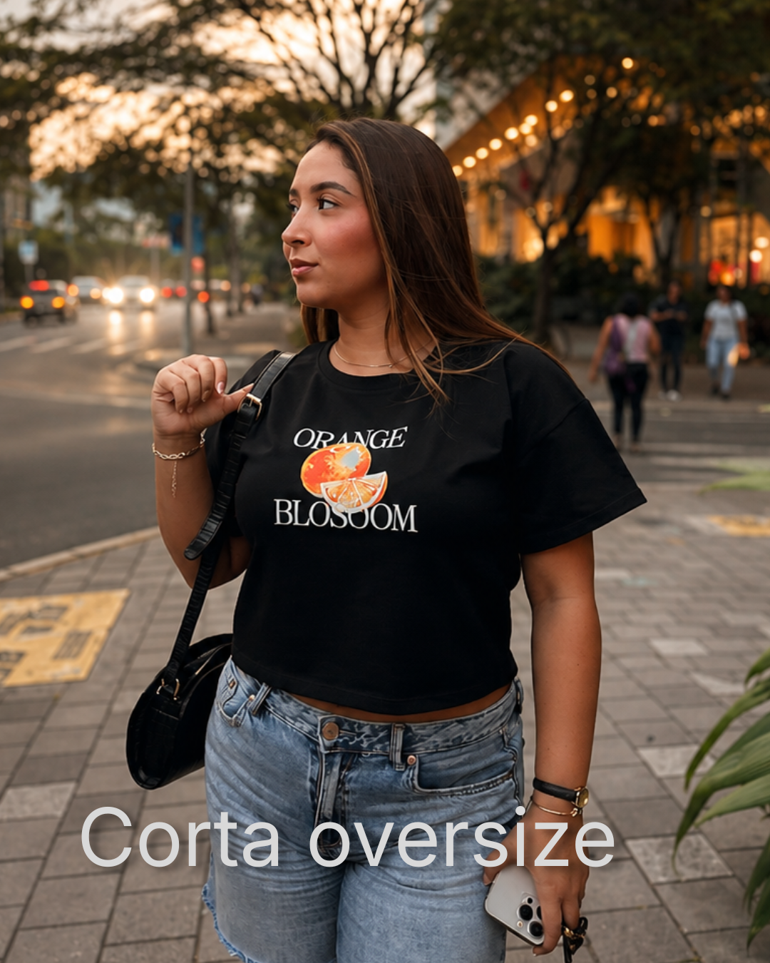 Silueta corta oversize