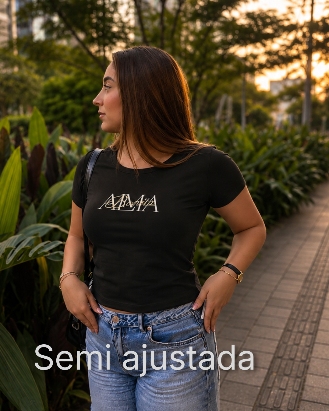Silueta semi ajustada