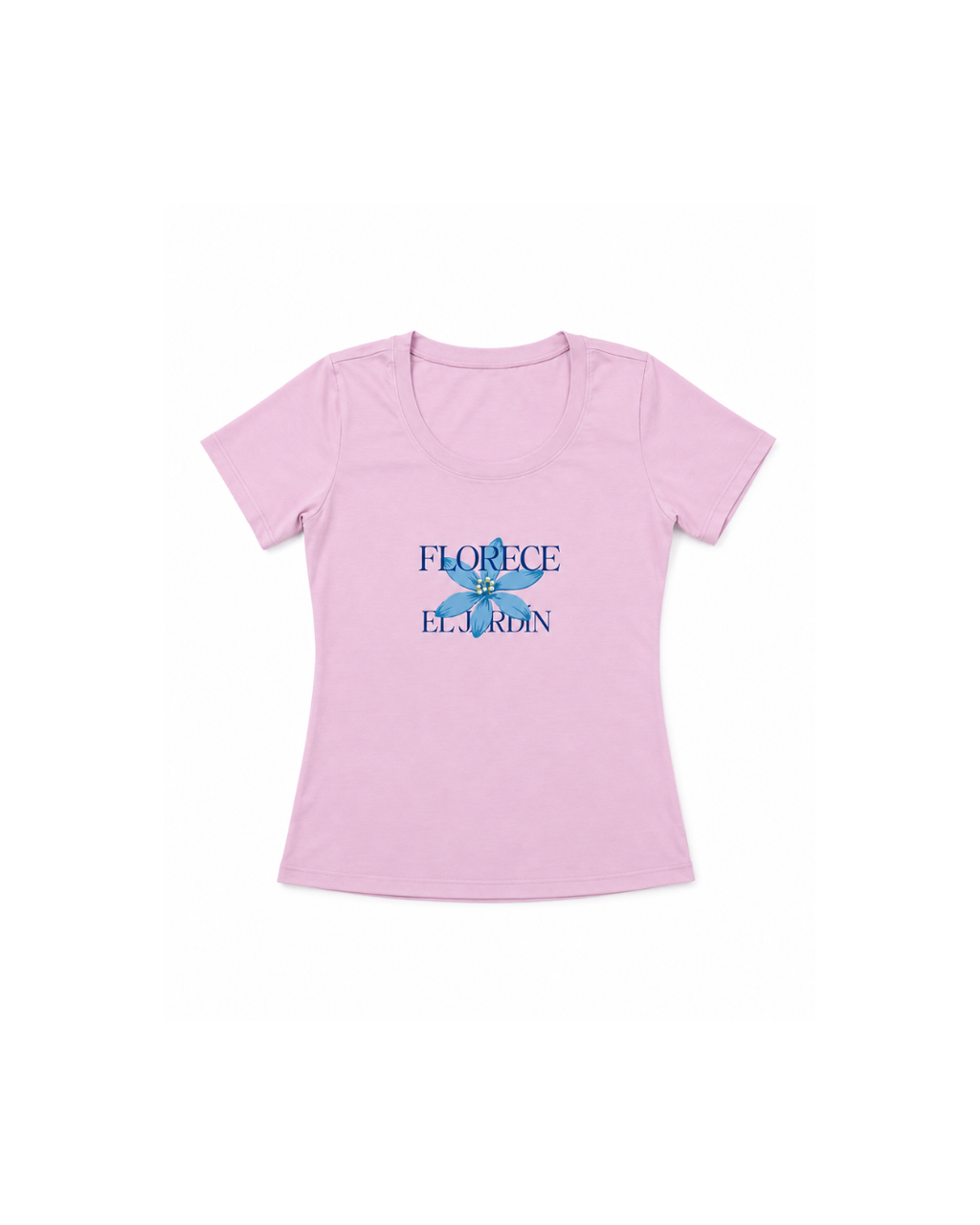Camiseta semi ajustada FLORECE